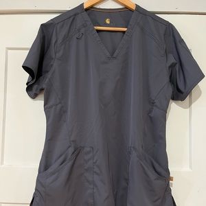 Carhartt Scrub Shirt: Multi Pocket V-Neck Scrub Top: Medium